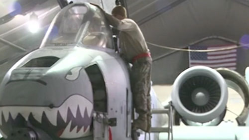 Some Arizona lawmakers are hopping mad about the Pentagon's plan to retire the A-10 Warthog attack jet. The proposal could be a blow to Davis-Monthan Air Force Base in Tucson. Cronkite News reporter <b>Mackenzie Scott</b>  reports.