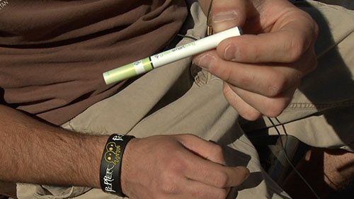 The use of e-cigarettes has doubled in the last six years and for Chris Azimi, they're a healthier alternative to his nicotine addiction. However Coconino County officials worry because e-cigarettes and other alternative forms of smoking aren't regulated. Cronkite News reporter <b>Brittni Thomason</b> has more.
